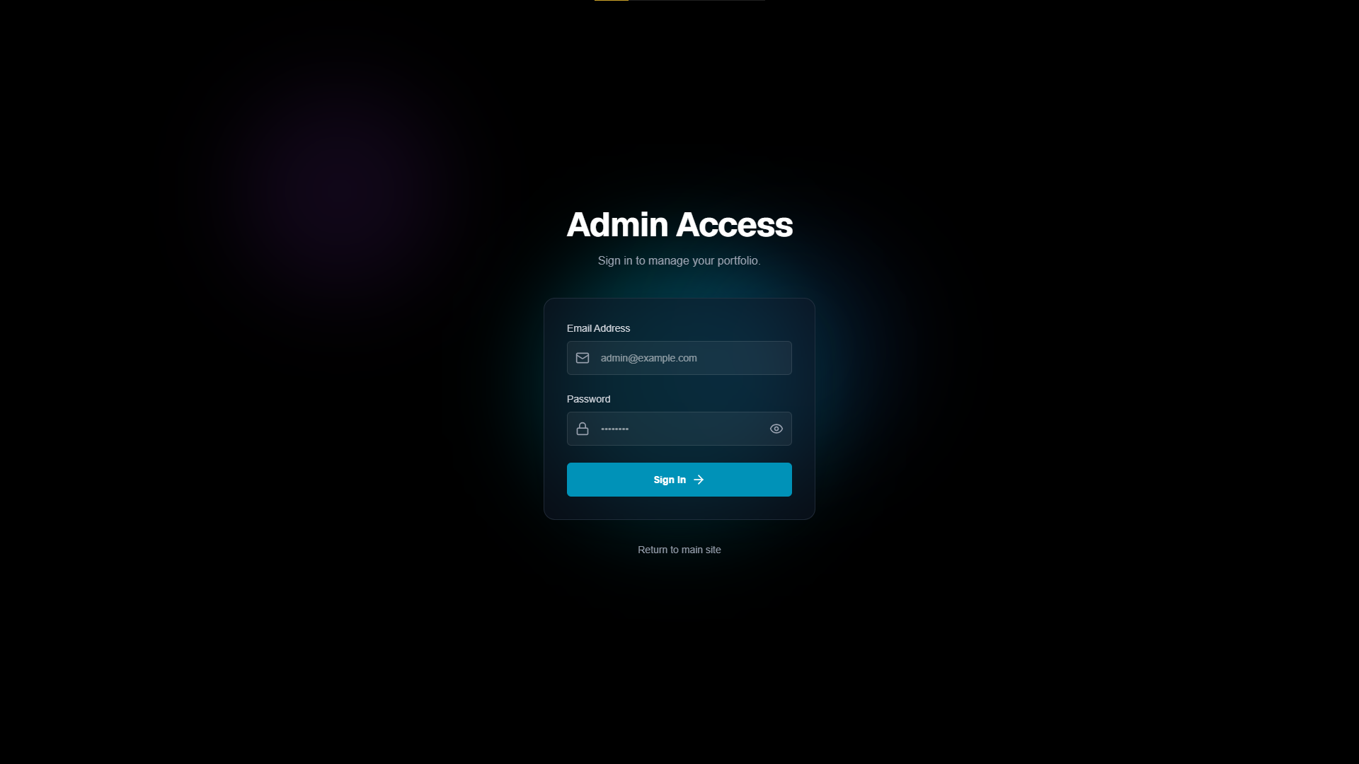 Developer Portfolio & CMS Thumbnail 6