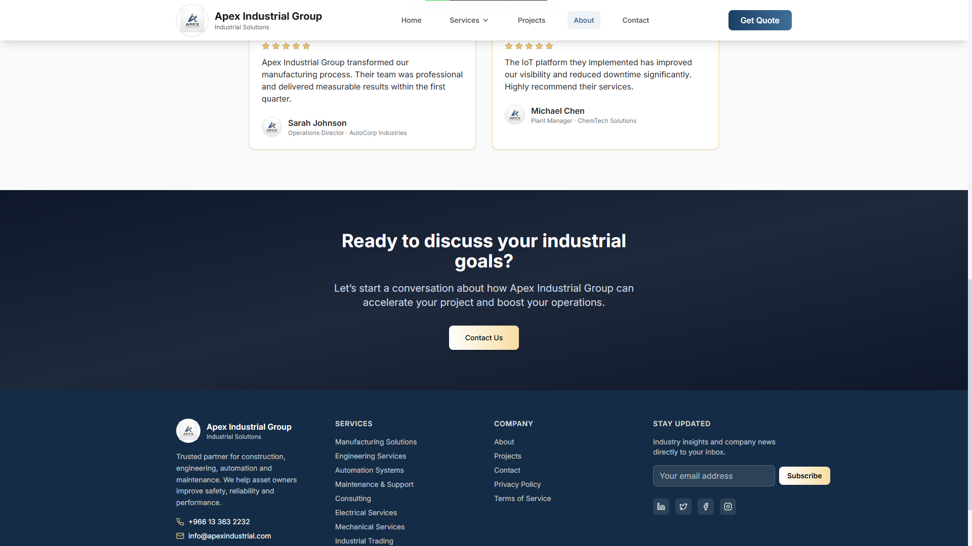 Corporate Business Website Thumbnail 4