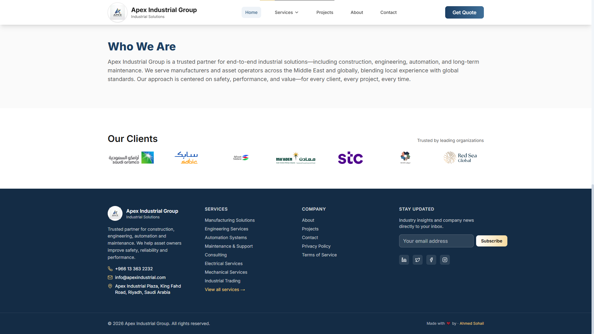 Corporate Business Website Thumbnail 2