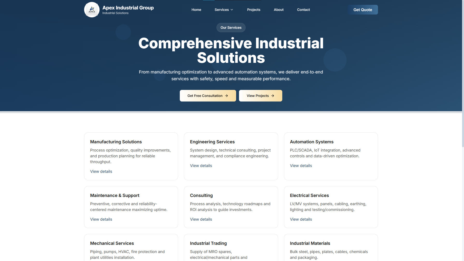 Corporate Business Website Thumbnail 6