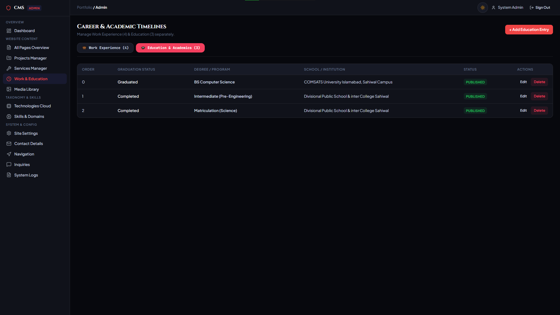Developer Portfolio Platform Thumbnail 18