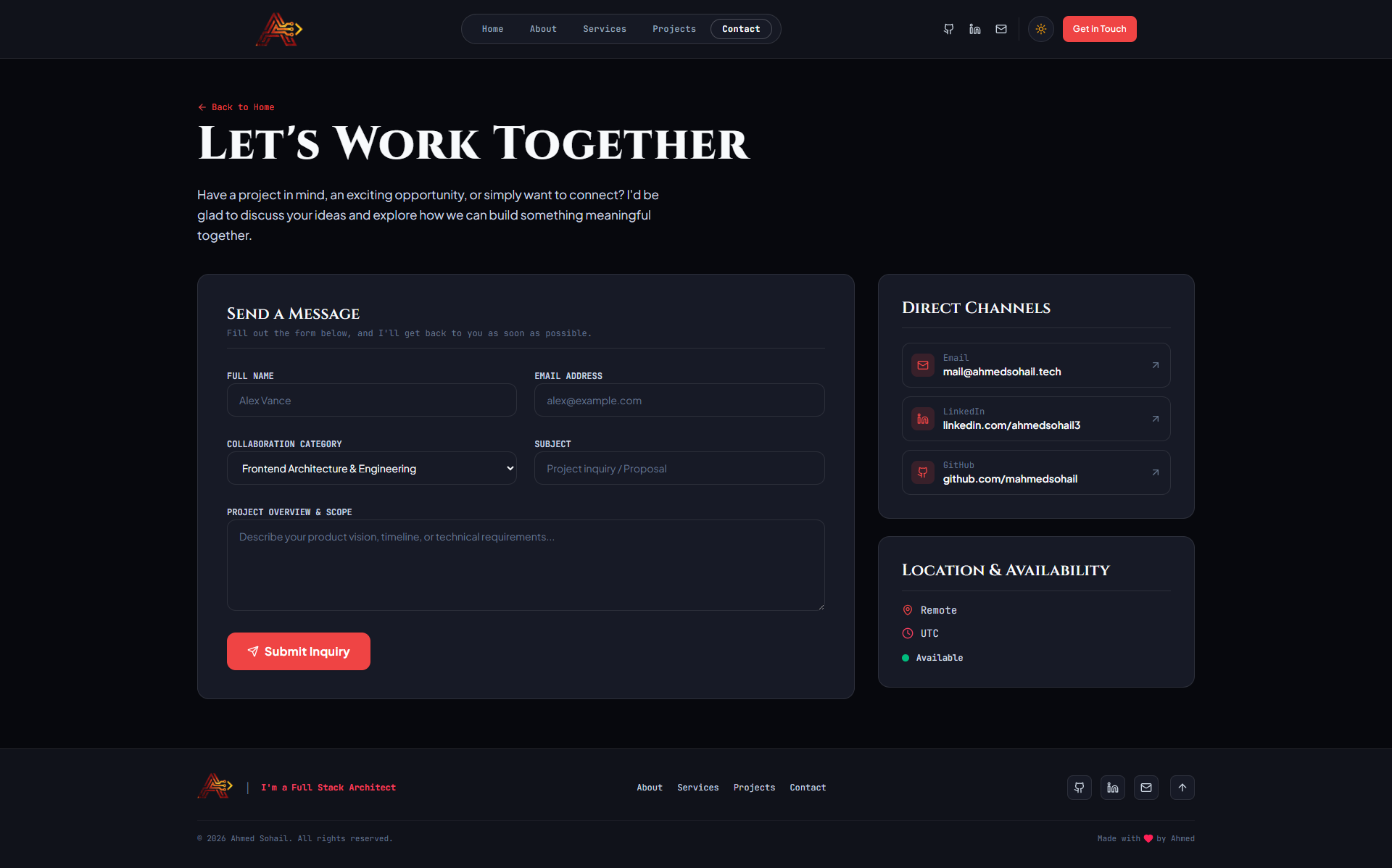 Developer Portfolio Platform Thumbnail 6