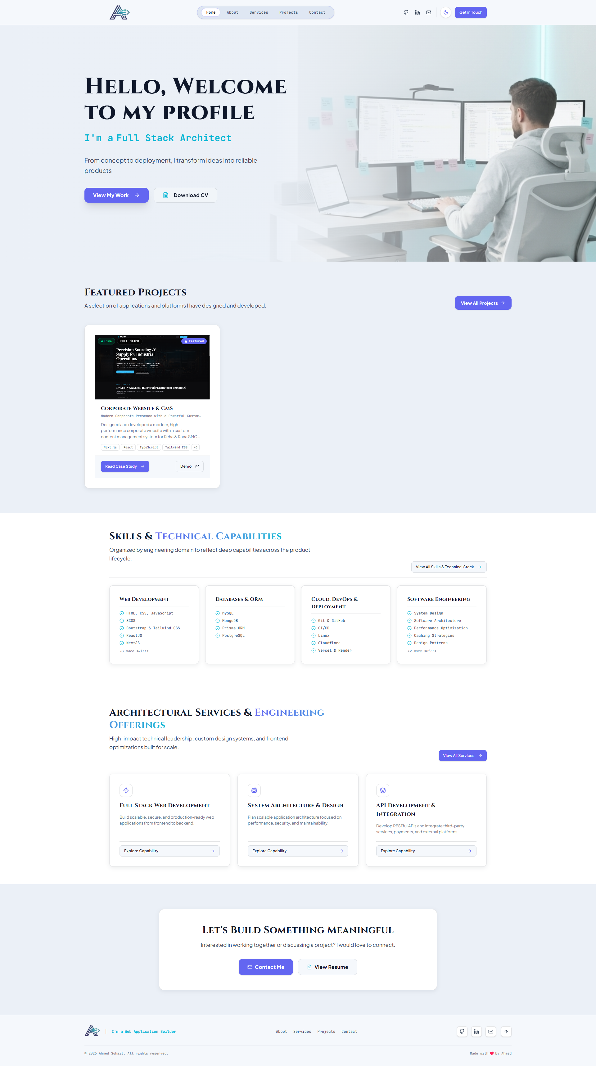 Developer Portfolio Platform Thumbnail 2